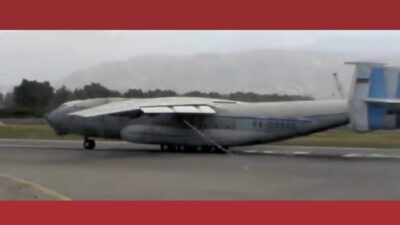Moskova yakınlarında Rus Hava Kuvvetleri’ne ait Antonov An-22 ağır nakliye