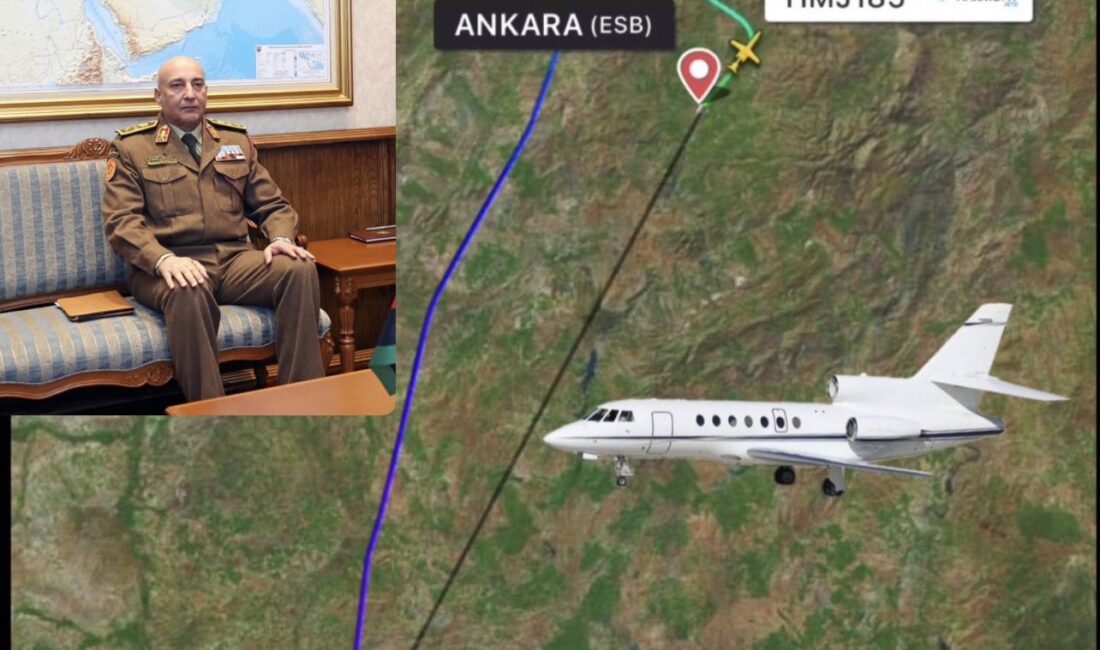 Libya Genelkurmay Başkanı Orgeneral Muhammed Ali Ahmed Al-Haddad ve beraberindeki