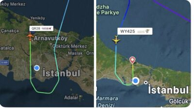 Umman ve Katar uçakları hasta yolcu nedeniyle peş peşe İstanbul