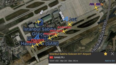 İstanbul Sabiha Gökçen Uluslararası Havalimanı için yayınlanan NOTAM’da, 24 Mart
