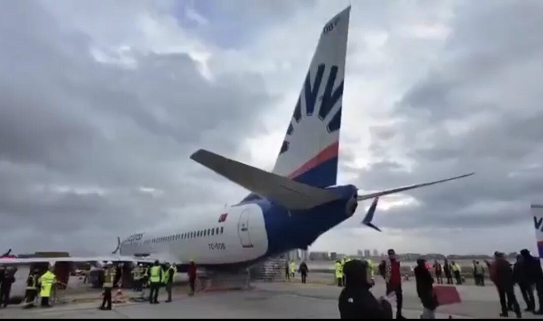 SunExpress’in İniş Takımı Dikmesi Kırılan ve Kanadı da Hasar Gören