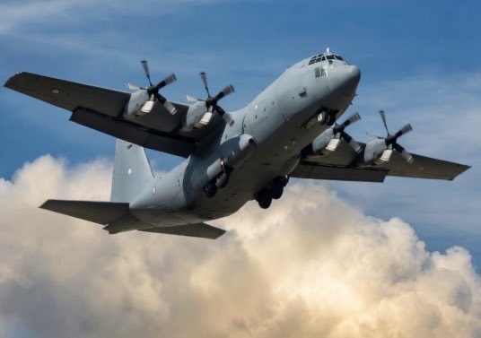 C-130 tipi askeri kargo uçağımızın, 11 Kasım’da Azerbaycan’dan Türkiye’ye dönerken