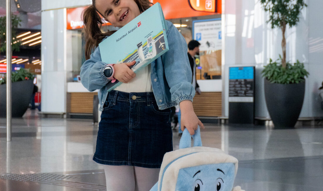 İGA İstanbul Havalimanı’ndan 23 Nisan’a Özel Çocuk Yolculara Hediyeler