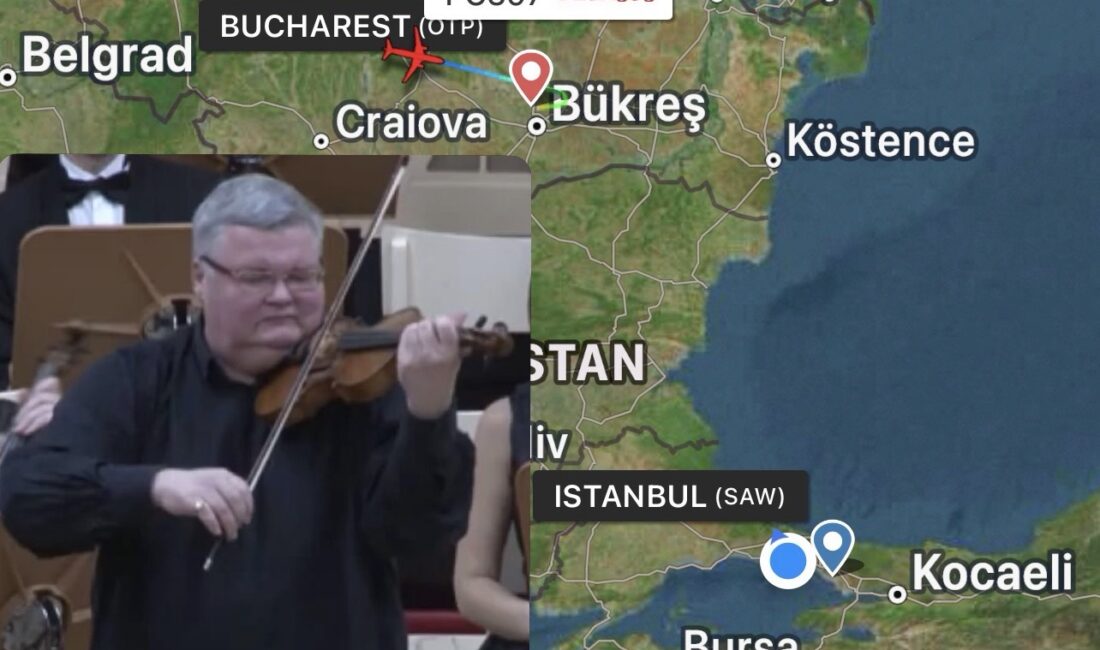 Bükreş’e Acil İniş Yapan Pegasus Uçağında Dünyaca Ünlü Rus Kemancı