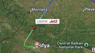 Antalya’dan bugün Londra Gatwick’e gitmekte olan İngiliz Jet2 Havayolları’na ait