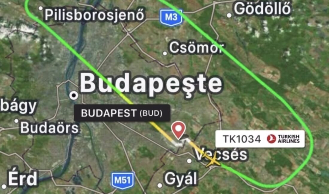 THY uçağı Budapeşte’ye geri döndü THY Budapeşte-İstanbul Uçağı “Kapı” Nedeniyle Havadan Geri Döndü: O Anlar