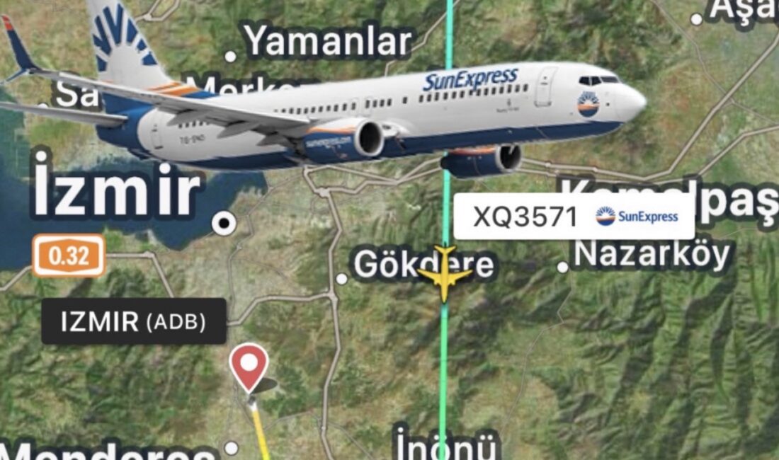 SunExpress’in Hamburg’tan Dalaman’a giden uçağı arıza nedeniyle İzmir’e indi 