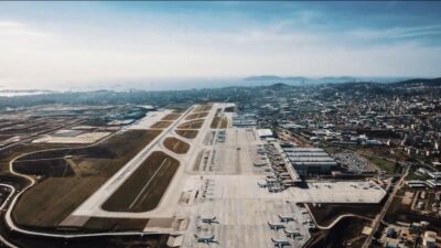 İstanbul Sabiha Gökçen Havalimanı’nda, 06L/24R pistinin inşaat çalışması nedeniyle kapalı