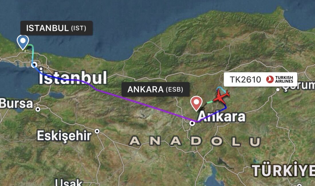 THY’nin Diyarbakır uçağı Ankara’ya indi THY’nin İstanbul Diyarbakır uçağı bir yolcu rahatızlanınca Çankırı üzerinde acil