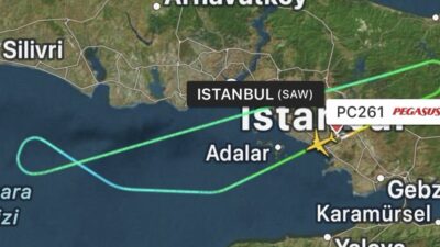 Pegasus’un Podgorica’ya Giden Uçağı Teknik Sorun Nedeniyle Sabiha Gökçen’e Geri