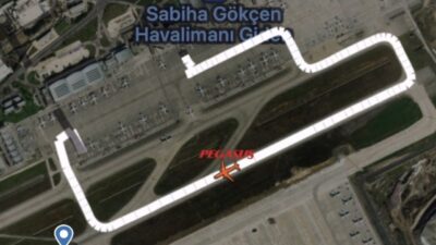 Pegasus’un Sabiha Gökçen - Bükreş Uçağı Pistten Geri Döndü. Uçak