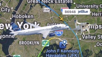 JetBlue Havayolları’nın 29 Haziran’da Las Vegas’tan New York’a gelen Airbus