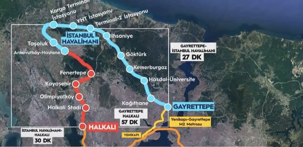 Halkalı-Arnavutköy Metro Hattı 19 Haziran’da Cumhurbaşkanı Erdoğan’ın katılımıyla açılıyor
