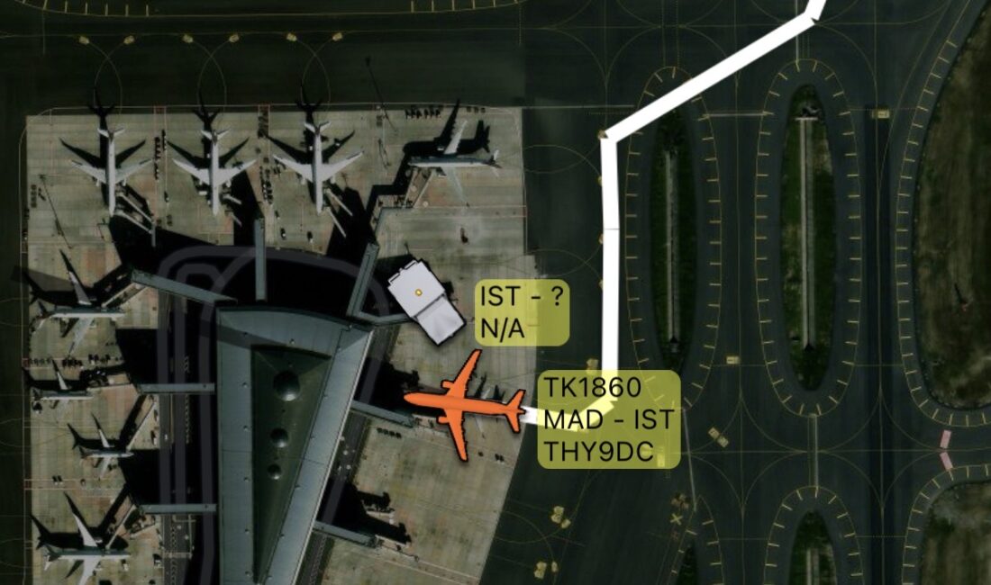 THY’nin Madrid-İstanbul Uçağında Yolcu Rahatsızlandı. Pilot İnişte Ambulans Talep Etti