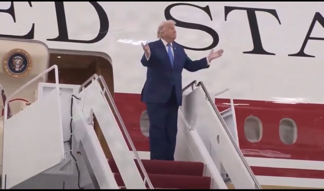 Yeni Air Force One’ın İlk Görüntüleri: ABD Başkanı Trump, Katar’ın