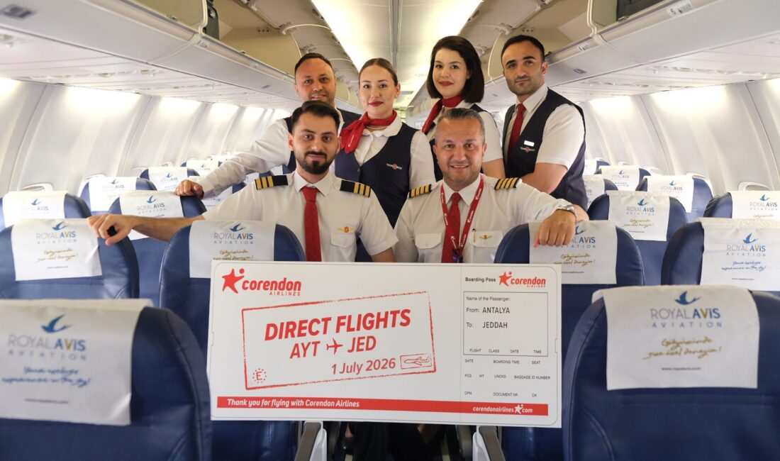 Corendon Airlines, Royal Avis iş birliğiyle Antalya’dan Cidde’ye direkt umre