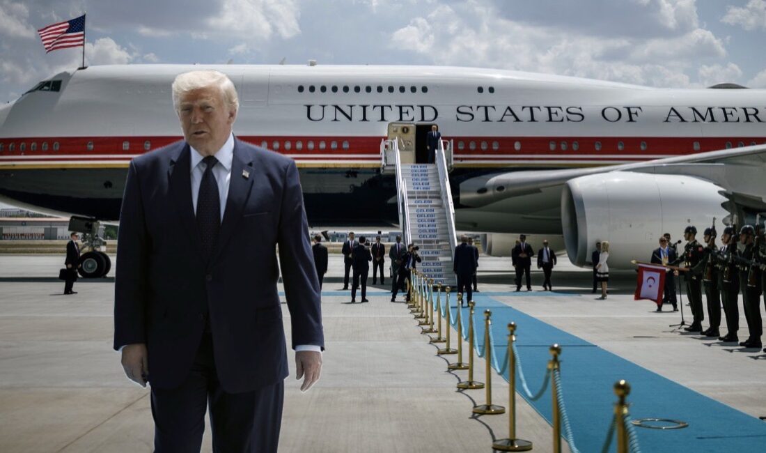 Trump, NATO Zirvesi’ne Katar’ın Hediye Ettiği Uçakla Geldi, Dönüşte Eskisini