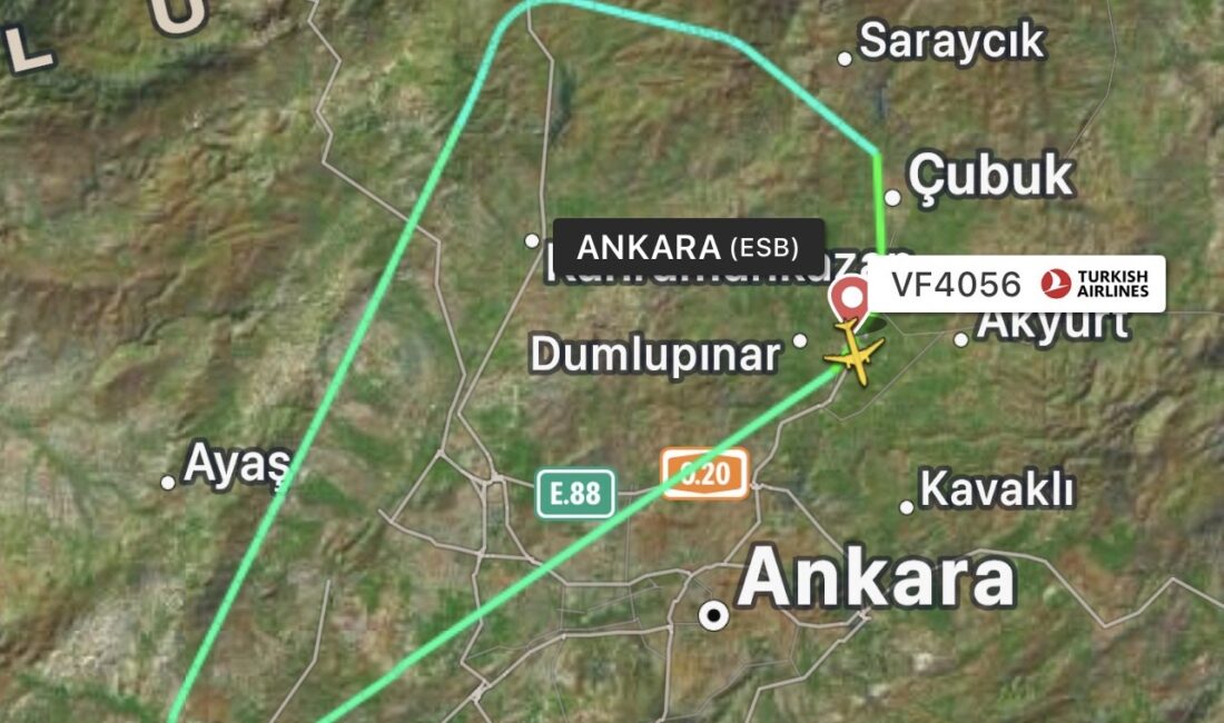 AJet’in Ankara Bodrum Uçağı Teknik Arıza Nedeniyle Geri Döndü