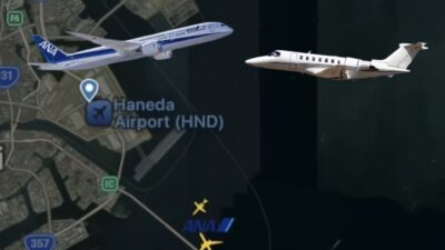 All Nippon Airways’e ait bir yolcu uçağı, bugün Tokyo Haneda