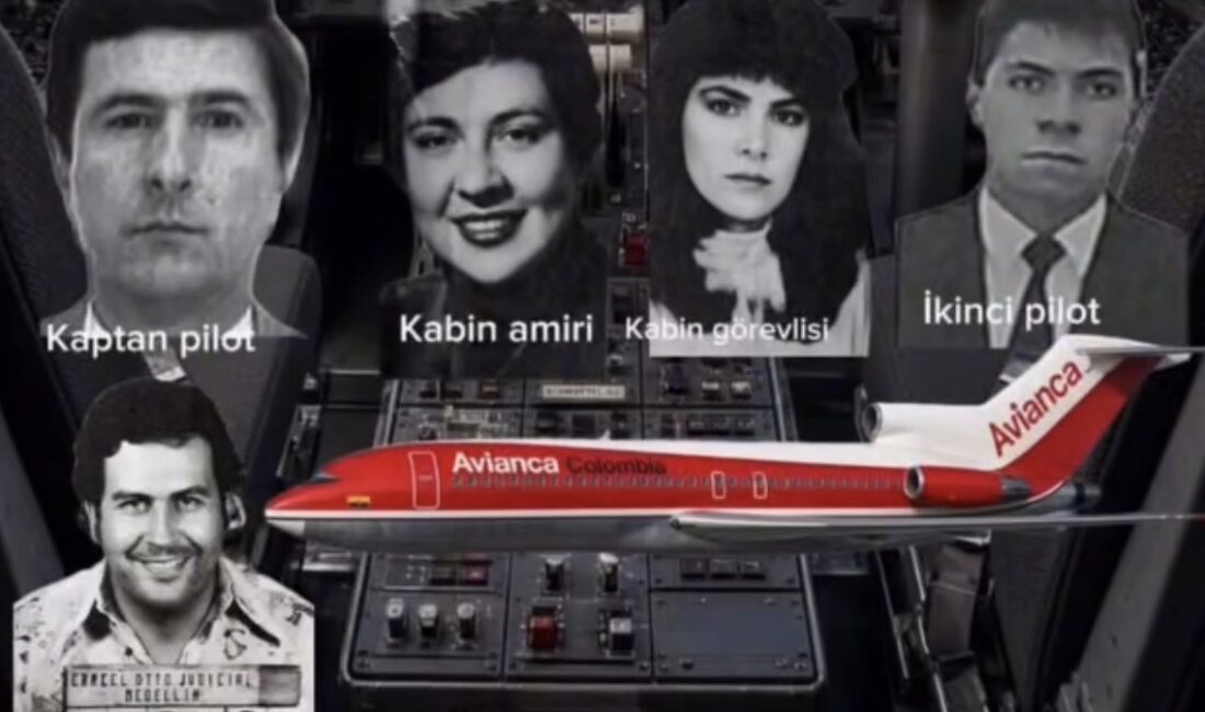 Escobar’ın emriyle düşürülen uçağın son anları Escobar’ın emriyle düşürülen 107 kişinin hayatını kaybettiği uçağın son anları: