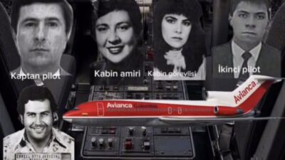 Escobar’ın emriyle düşürülen 107 kişinin hayatını kaybettiği uçağın son anları: