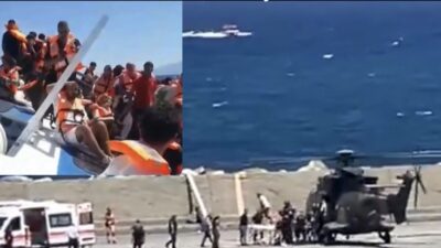 Girne açıklarında yolcu gemisi alabora oldu. KKTC Cumhurbaşkanı: “237 kişiye