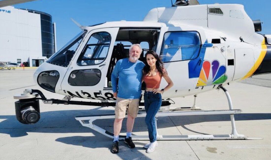Los Angeles’ta haber için havalanan helikopter düştü Los Angeles’ta haber için havalanan helikopter düştü. Kazada pilot, gazeteci