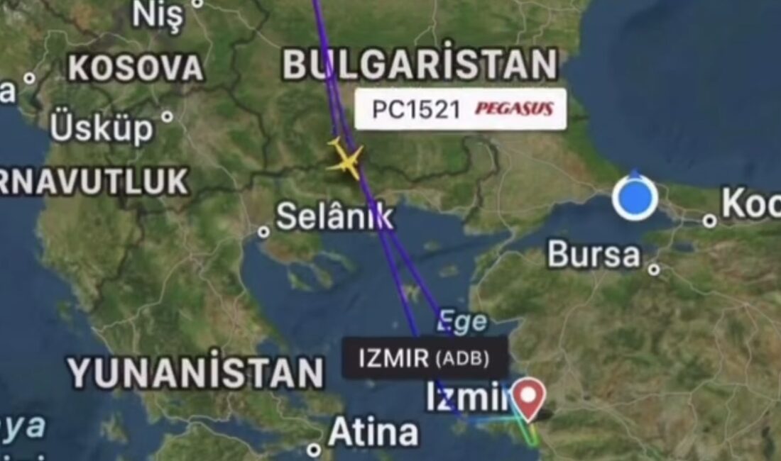 Pegasus’un Moskova’ya giden iki uçağı geri döndü. Pegasus’un bugün Antalya’dan Moskova’ya giden PC1576 sefer sayılı uçağı Litvanya
