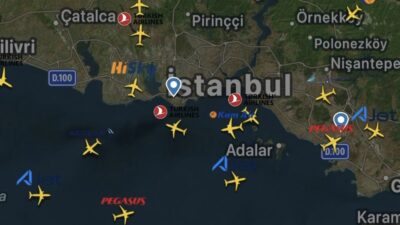 İstanbul’a inişteki bir uçağın pilotu, Avcılar sahilinden lazer ışığı tutulduğunu