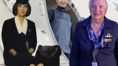 83 yaşındaki kabin görevlisi göklere veda ediyor American Airlines’ta uçan 83 yaşındaki kabin görevlisi Carol Fair, 63,5