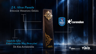 EuroLeague maçını Antalya’ya taşıyan proje, Etkinlik Yönetimi kategorisinde Altın Pusula’ya