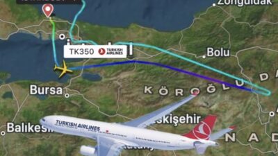 
THY’nin İstanbul Almatı Uçağı Ankara Üzerinden Teknik Sorun Nedeniyle Geri