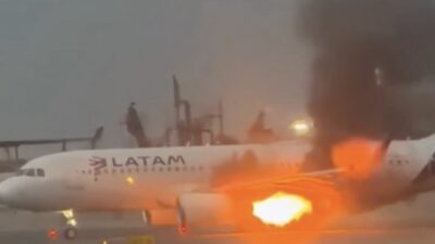 LATAM Airlines Peru’ya ait Airbus A320 tipi bir yolcu uçağı,